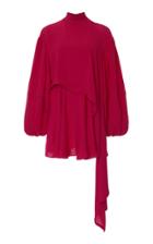 Moda Operandi Valentino Asymmetric Silk Top Size: 36