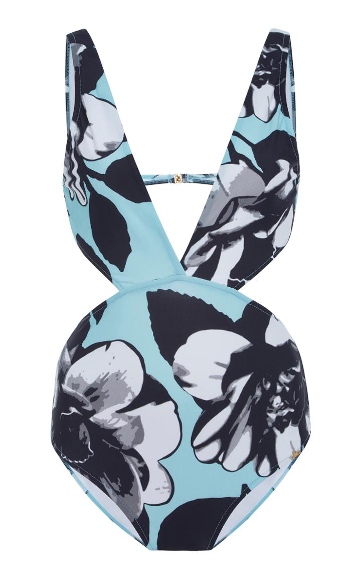 Salinas Camelia Cutout One Piece Swimsuit