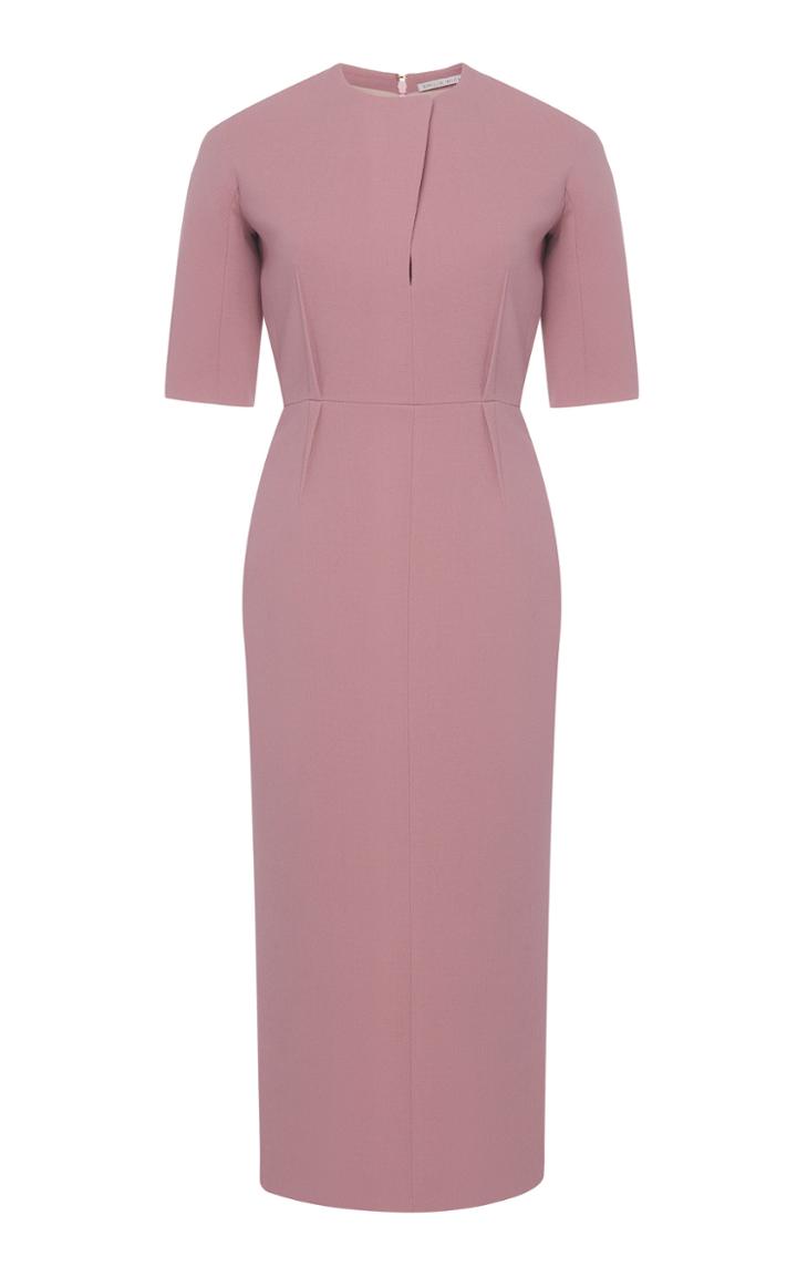 Emilia Wickstead Trista Fitted Floor Length Dress