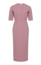 Emilia Wickstead Trista Fitted Floor Length Dress