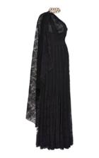 Elie Saab Lace One Shoulder Gown