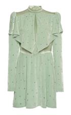 Moda Operandi Philosophy Di Lorenzo Serafini Crystal-embellished Velvet Mini Dress