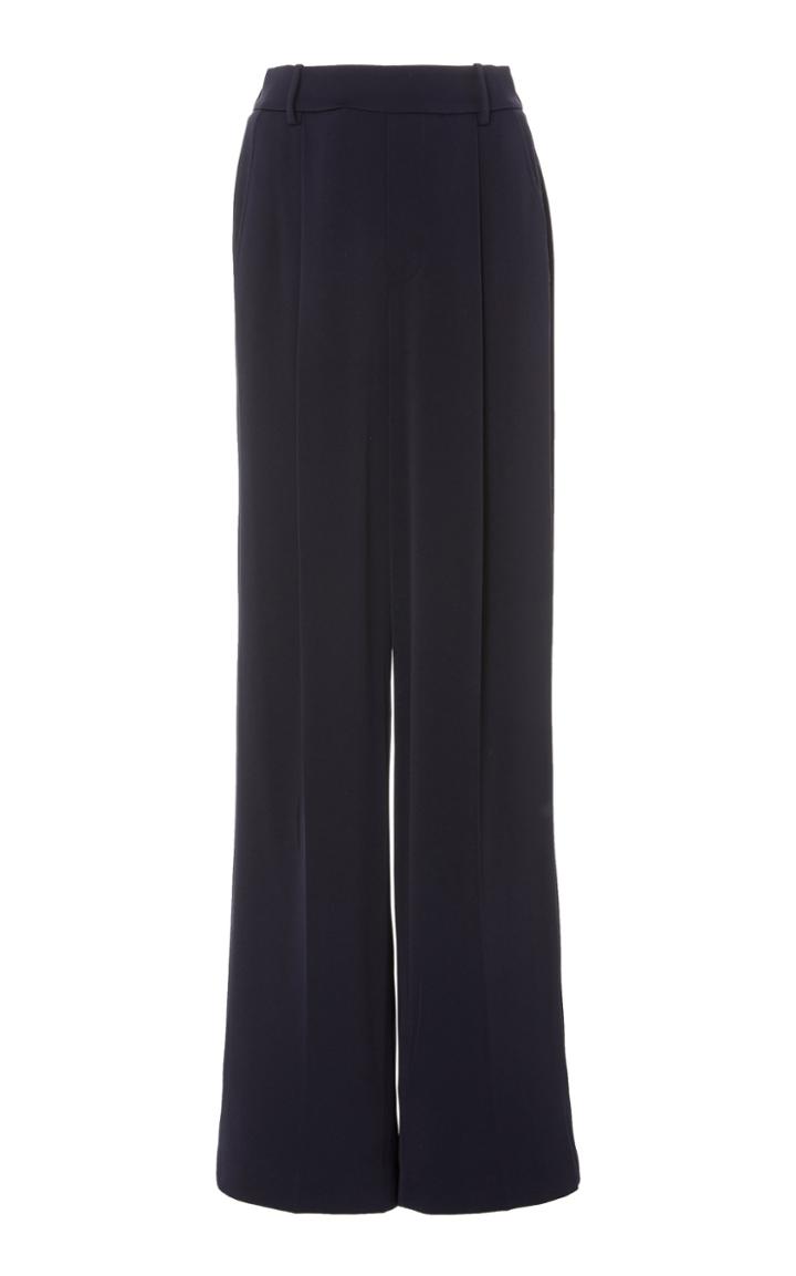 Vince Crepe De Chine Wide-leg Pants