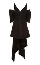 Carolina Herrera Bow-detailed Silk-taffeta Mini Dress Size: 4