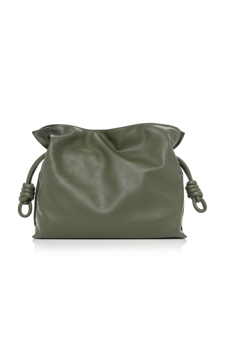 Moda Operandi Loewe Flamenco Leather Clutch