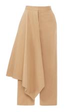 Moda Operandi Deveaux Draped Cotton Straight-leg Pants Size: 0