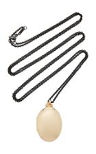 Monica Rich Kosann 18k Gold And Steel Necklace