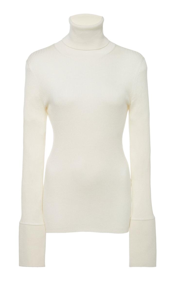 Proenza Schouler Silk-blend Turtleneck Top