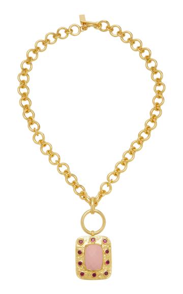 Valre Lyria Pink Swarovski Pendant Chain Necklace