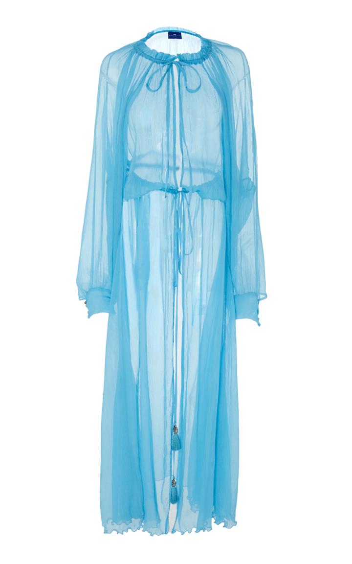 Elena Makri Mykonos Nemesis Crepe De Chine Cover Up