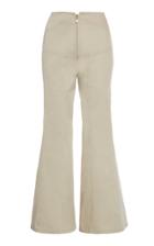 Moda Operandi Alberta Ferretti Stretch Cotton Gabardine Trouser Size: 48