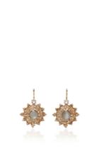 Nam Cho Champagne Bull's Eye Earrings