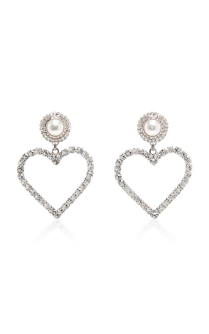 Moda Operandi Alessandra Rich Heart Earrings