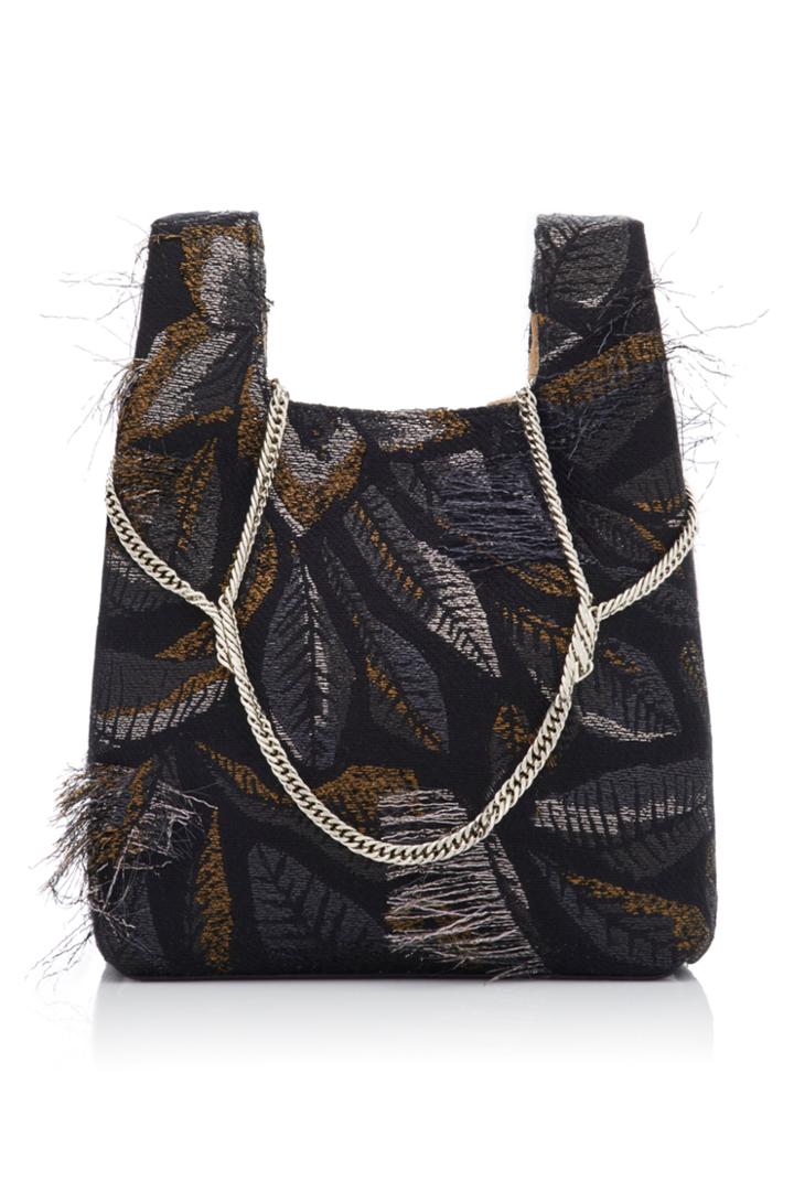 Hayward Jacquard Flowers Mini Shopper On A Chain