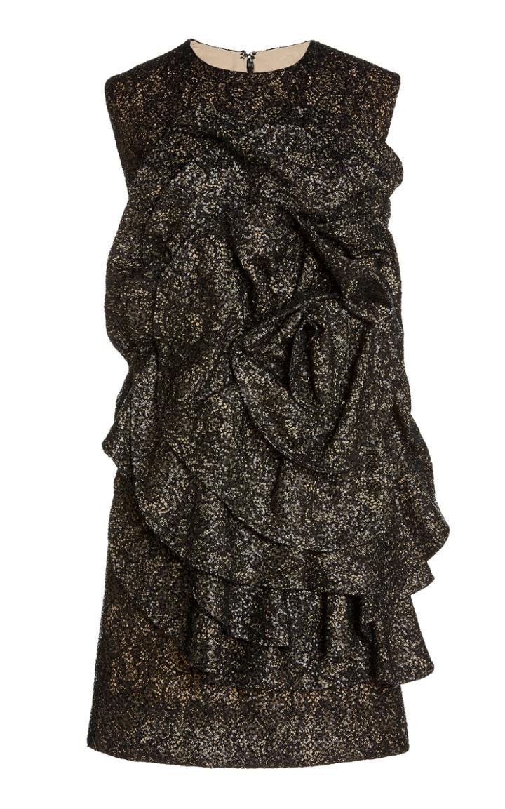 Moda Operandi Costarellos Prianna Floral-appliqud Sequined Mini Dress