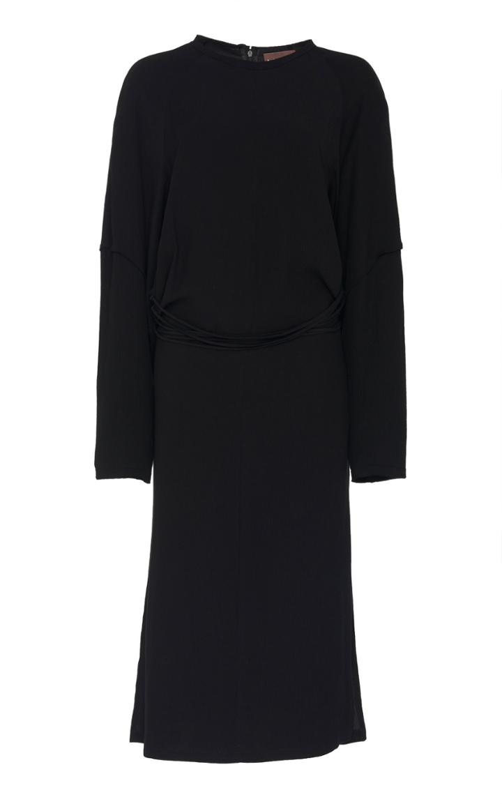 Moda Operandi Albus Lumen Wrap-detailed Crepe Dress Size: 8