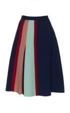 Delpozo Flared Pleated Skirt