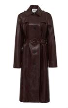 Jil Sander Martha Leather Belted Trench
