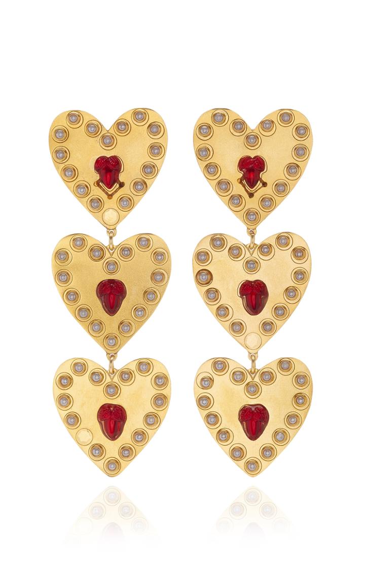 Moda Operandi Mercedes Salazar Loving Heart Earrings