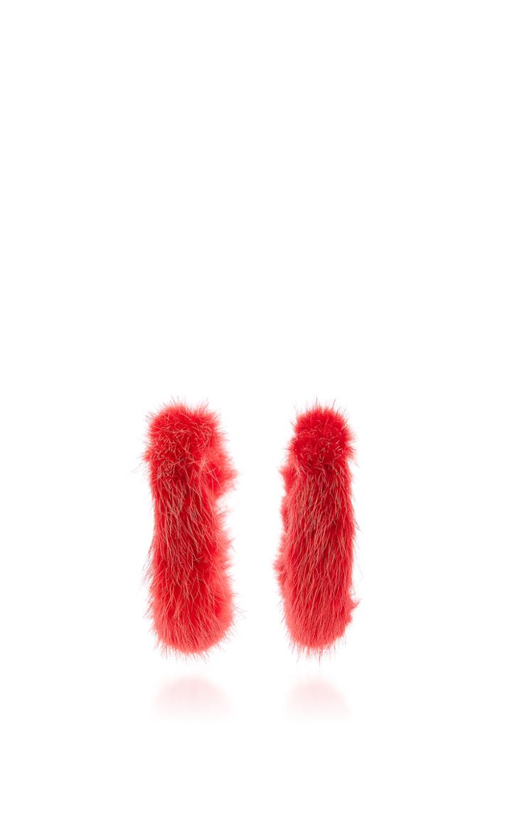 Ranjana Khan Ruby Mink Hoops
