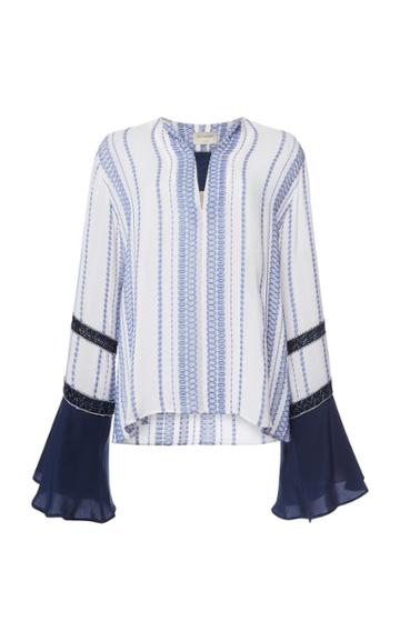 Zeus + Dione Nymph Trimmed Blouse