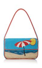 Staud Tommy Beaded Beach Shoulder Bag