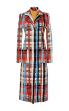 Missoni Tailored Long Check Coat
