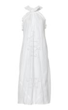 Nevenka Truth Halter Dress Lace-trimmed Linen Dress