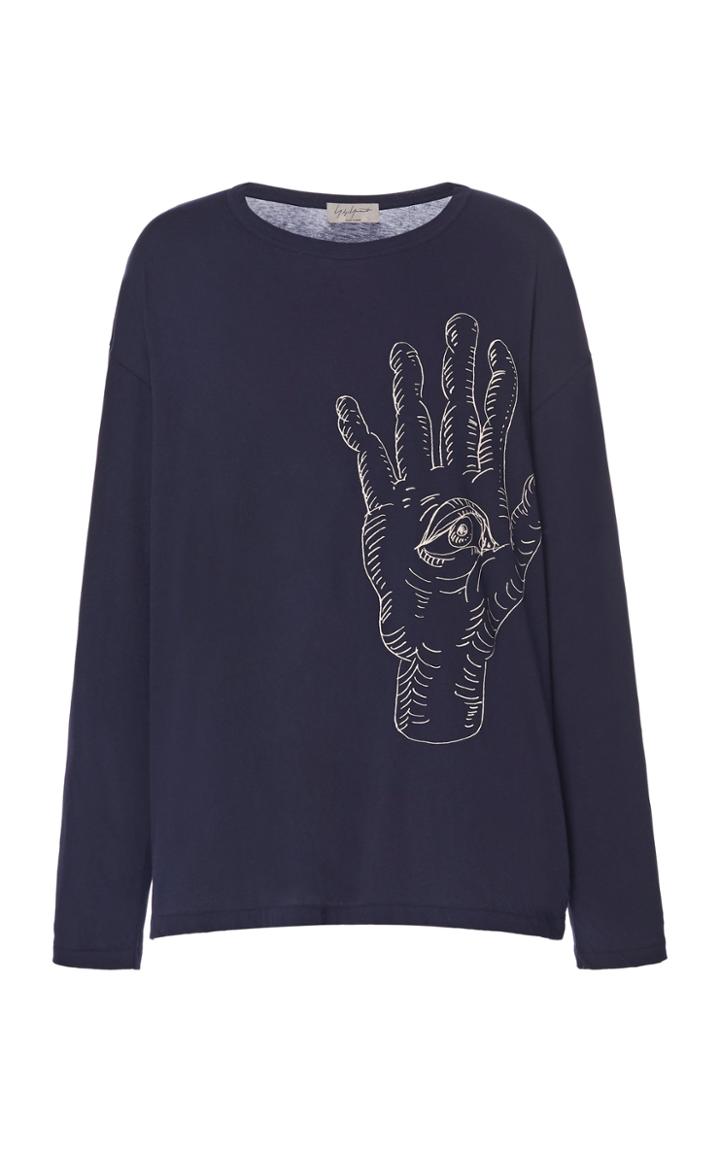 Yohji Yamamoto Asakura Graphic Cotton Sweater