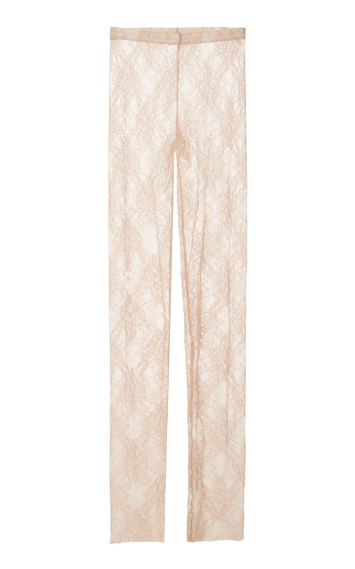 Red Valentino Jersey Lace Leggings