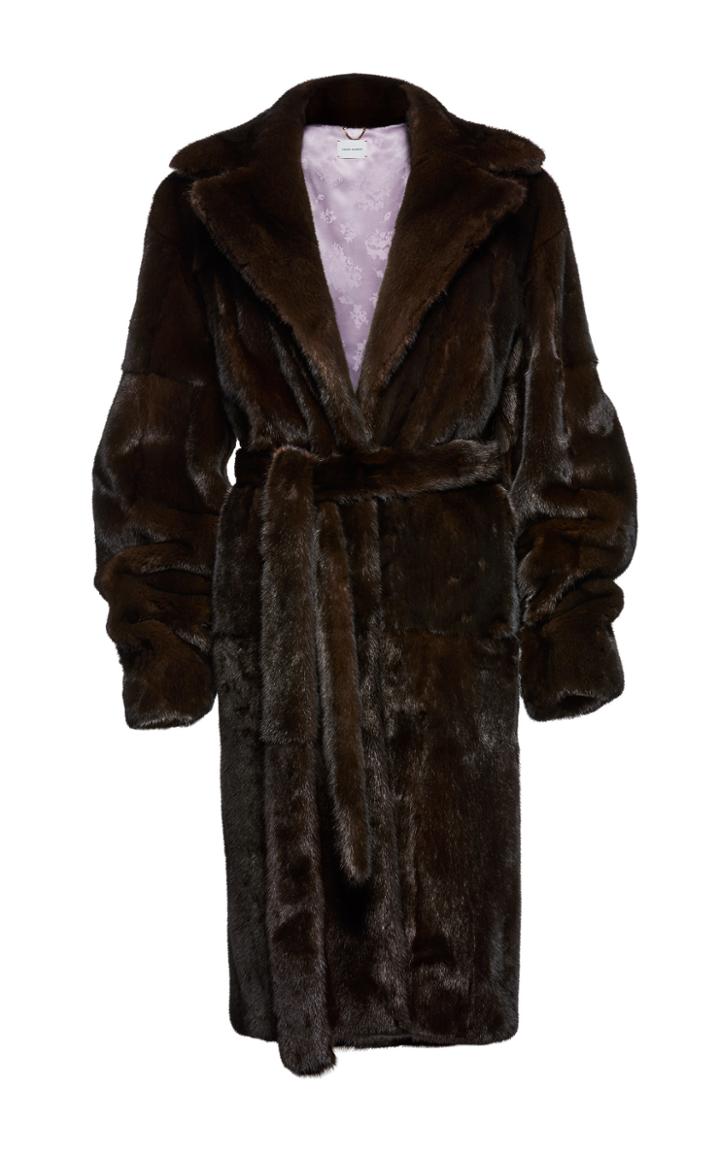 Magda Butrym Kazan Fox Fur Coat