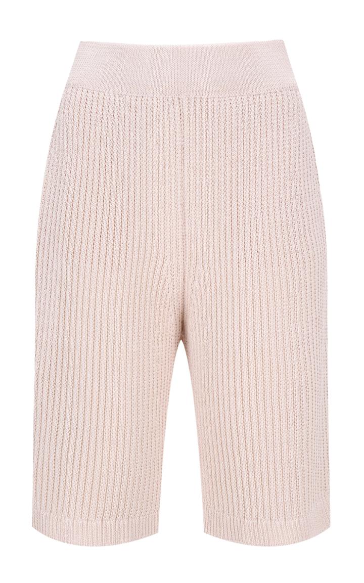 Moda Operandi Le17 Septembre Linen-blend Knit Knee-length Shorts