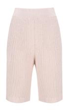 Moda Operandi Le17 Septembre Linen-blend Knit Knee-length Shorts