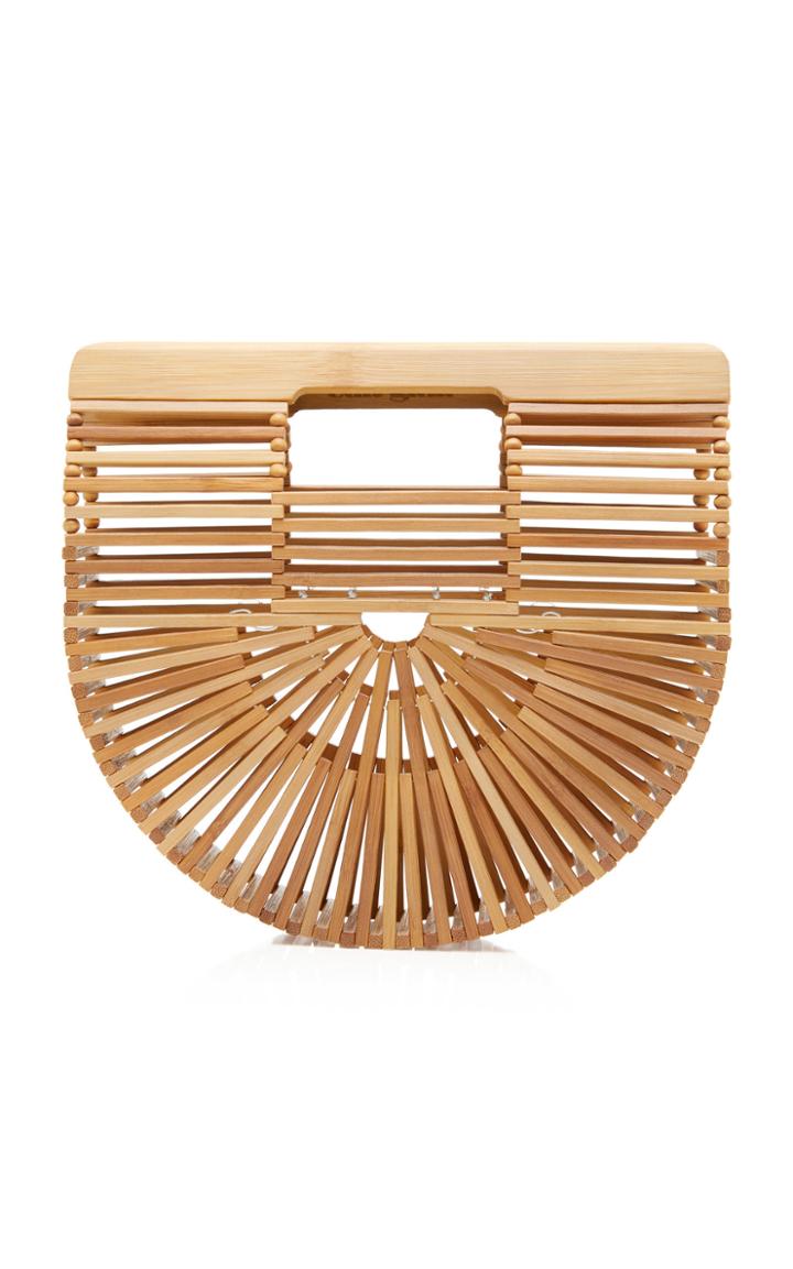 Cult Gaia Mini Ark Bamboo Clutch