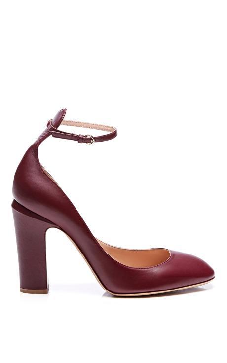 Valentino Tango Leather Mary-jane Pumps