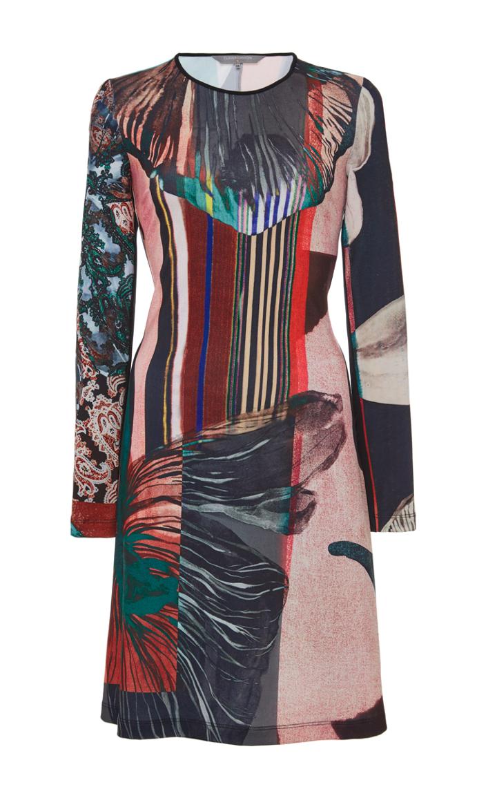 Clover Canyon Autumn Stripe Matte Jersey Dress