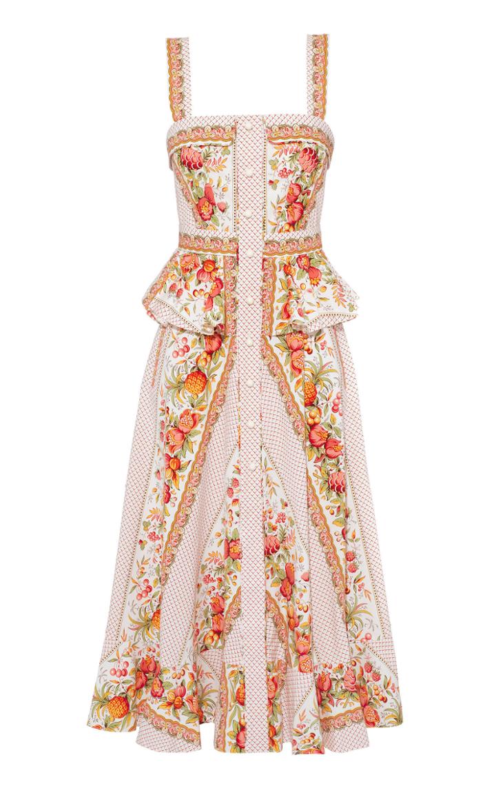 Anna Mason Olivia Peplum Midi Dress