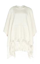 Moda Operandi Eron Patti Fringed Cotton-blend Poncho Size: Xs/s