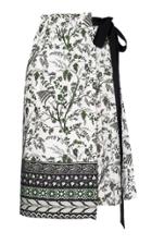 Moda Operandi Erdem Elfrida Tie-waist Cotton-blend Skirt