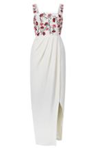Razan Alazzouni Embellished Crepe Gown