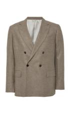 Eidos Linen-blend Double-breasted Jacket