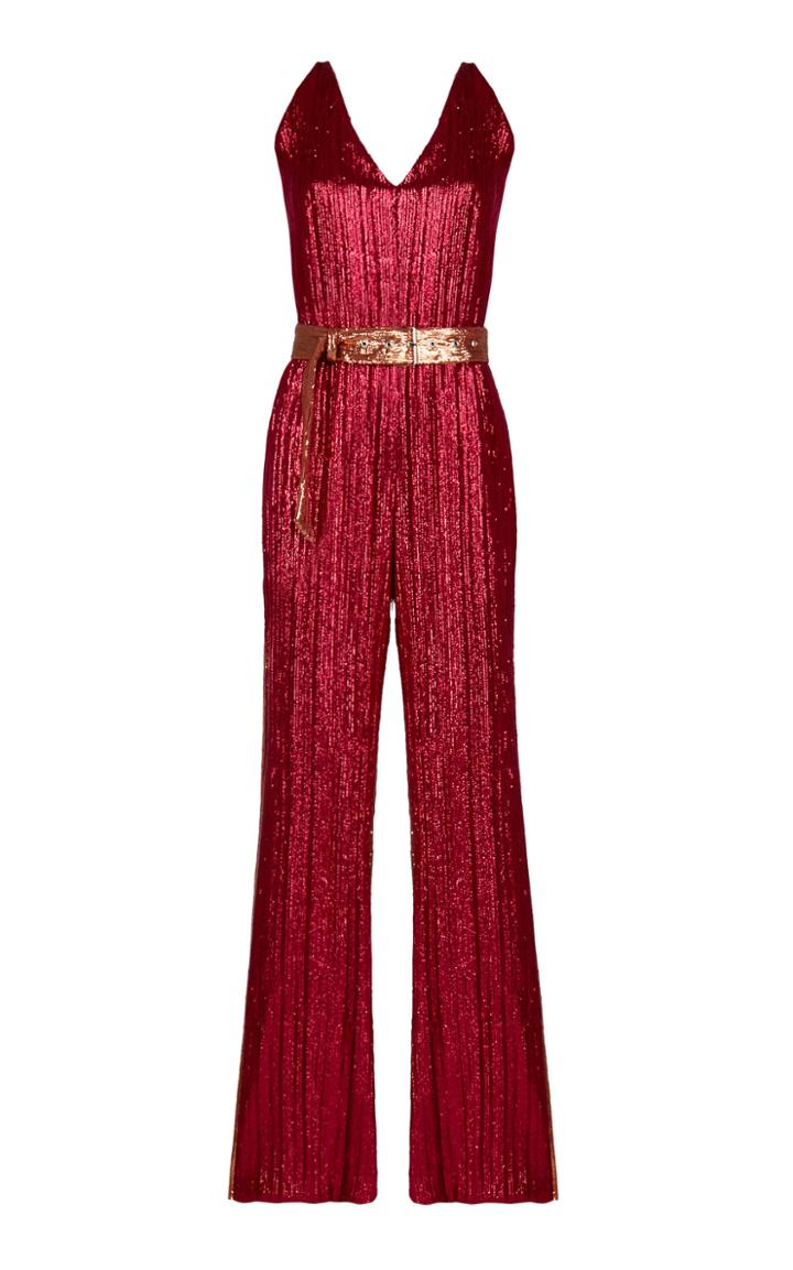 Madiyah Al Sharqi Sequin Embroiderd Jumpsuit