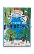 Moda Operandi Olympia Le-tan Miami Beach Embroidered Canvas Clutch
