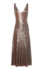 Moda Operandi Attico Drape-back Sequin-embellished Midi Dress Size: 38