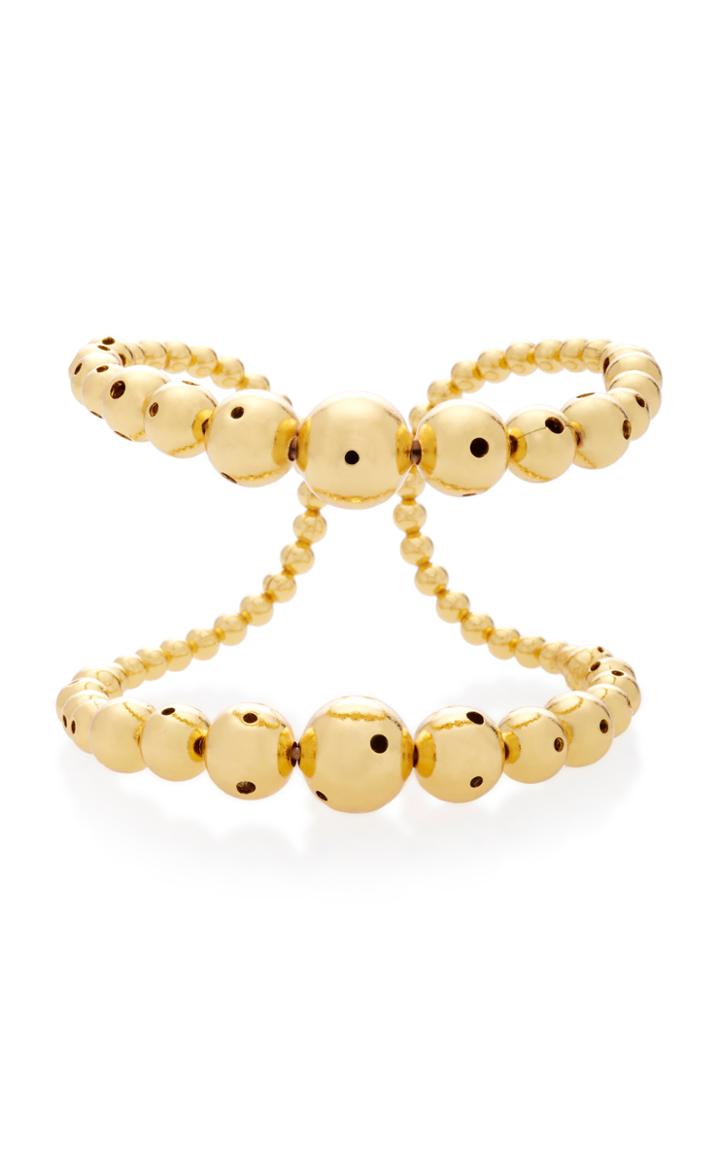 Paula Mendoza Prins 24k Gold-plated Cuff