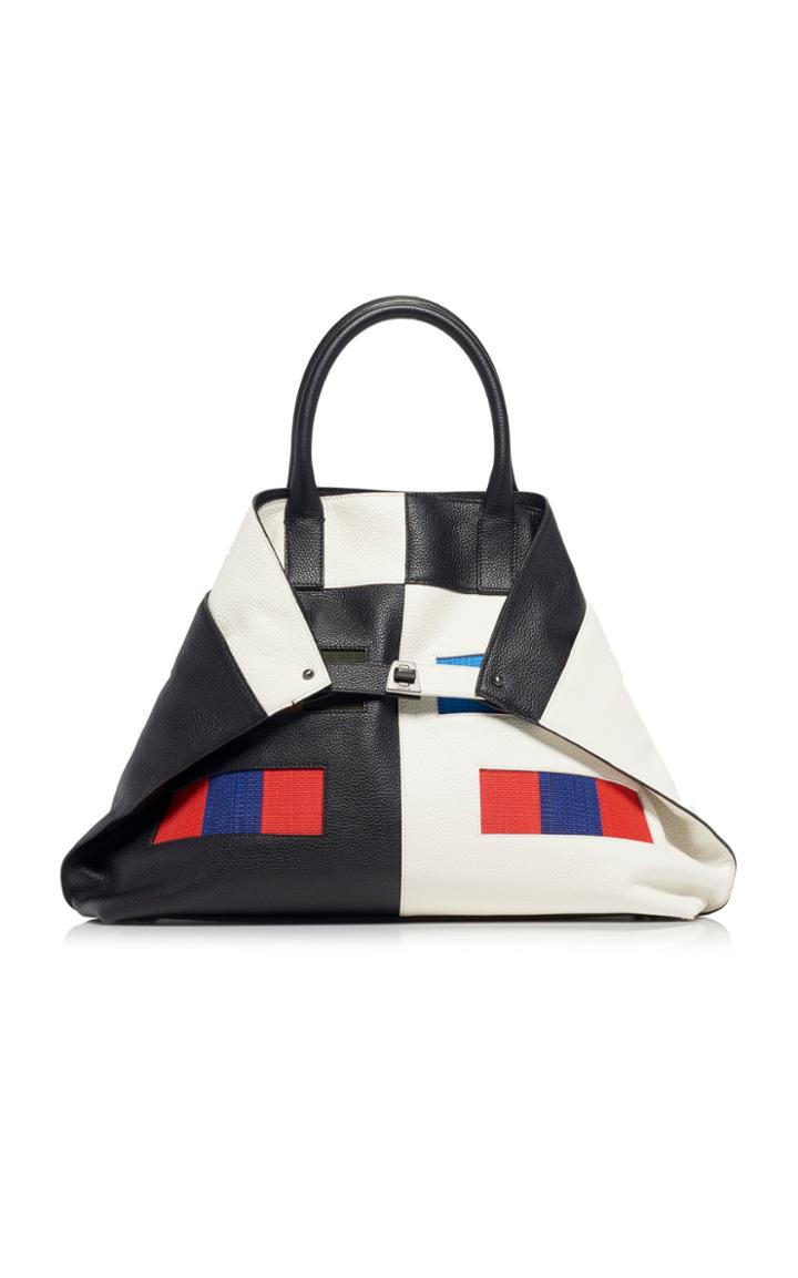 Akris Ai Medium Leather Messenger Bag