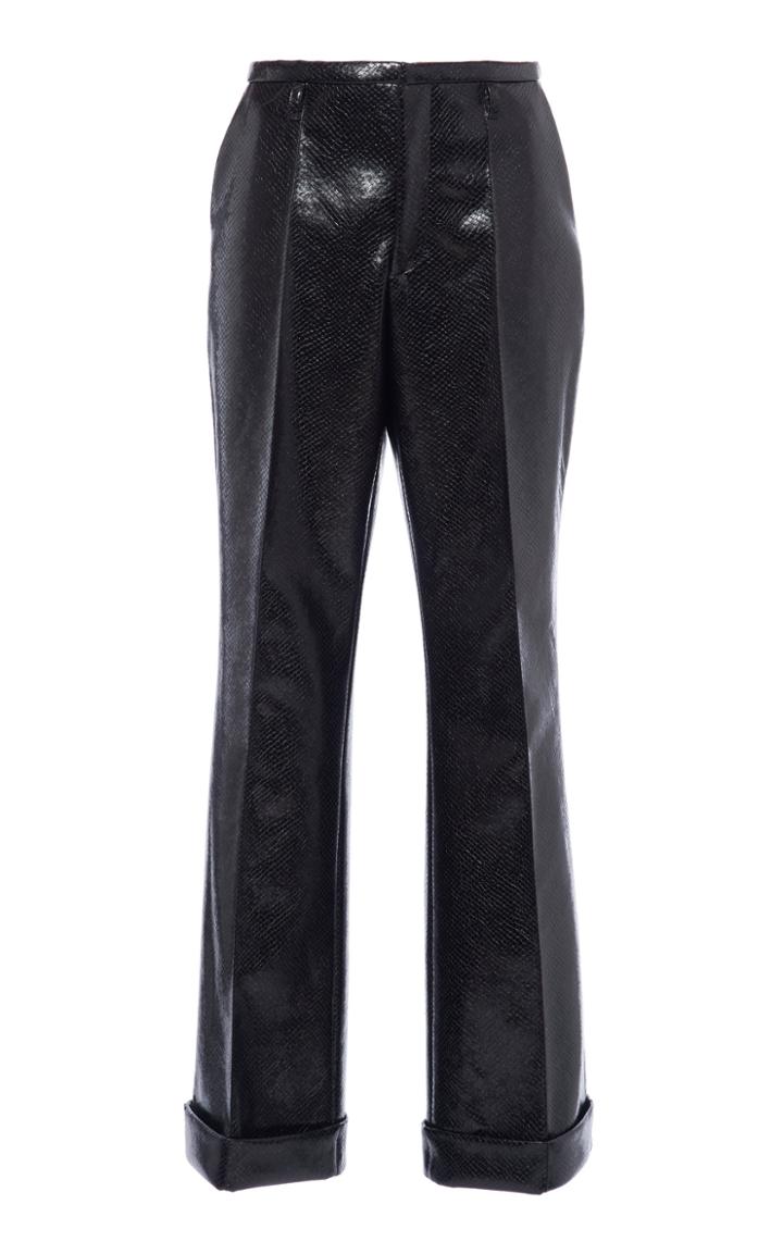 Moda Operandi Philosophy Di Lorenzo Serafini Python-effect Vegan Leather Pants