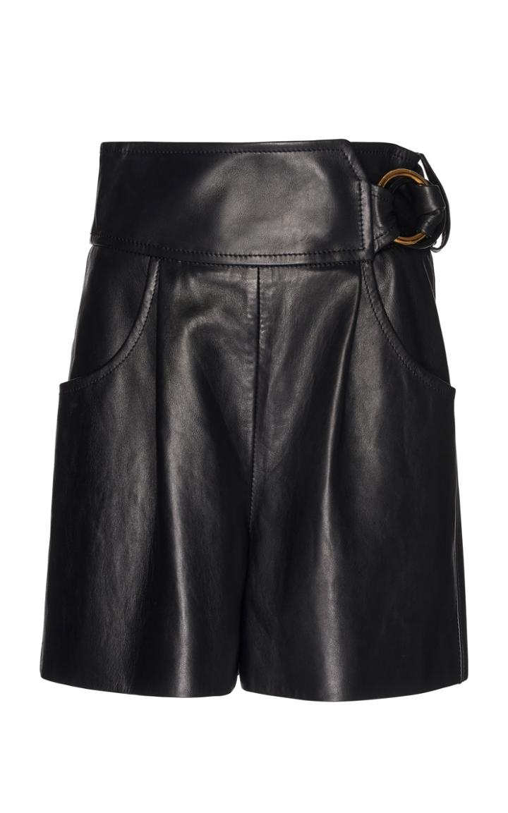 Petar Petrov Helena Leather Short