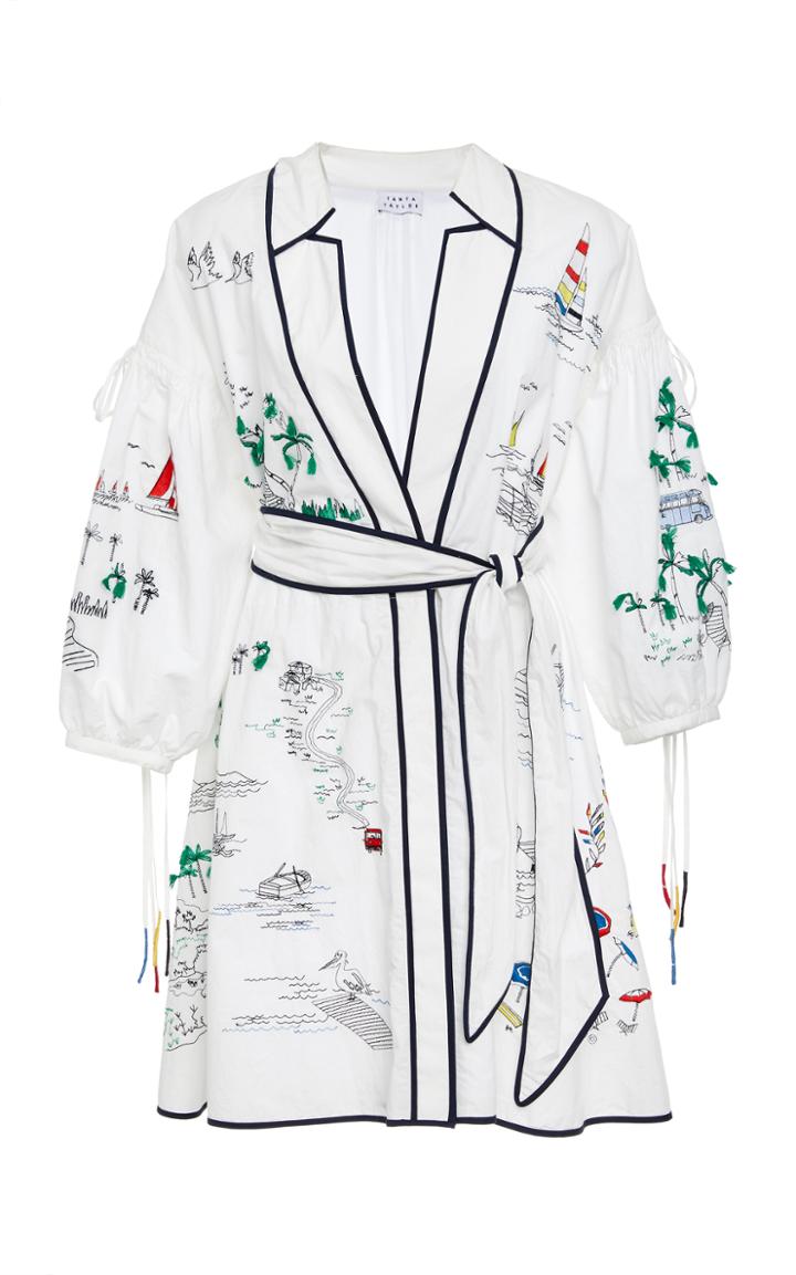 Tanya Taylor Briana Island Embroidery Dress