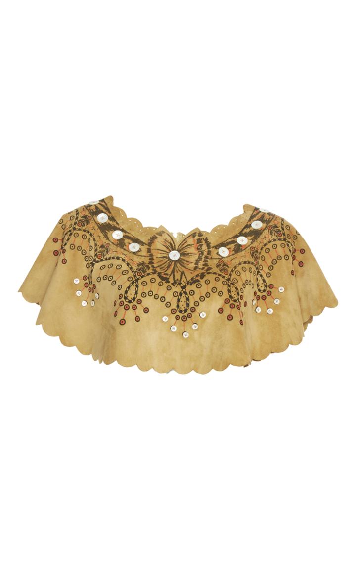 Loewe Button Cropped Cape